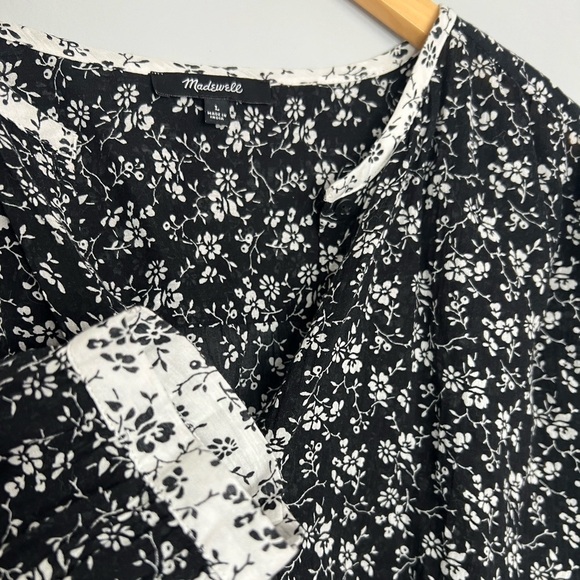 Madewell Print-Mix Meadow Shirt in Branch Floral Large - Picture 5 of 7